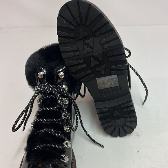 Portland Boot Company CECE Boots with Fur Trim A2 - Picture 9 of 10